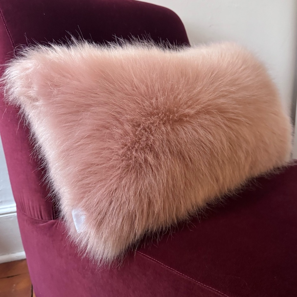 Large Luxury Faux Fur Pillow